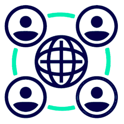 Icono red de comunicaciones